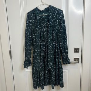 Green Polka-dot Modest Sundress